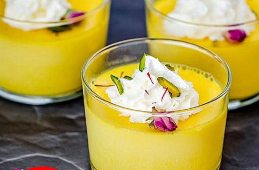 طرز تهیه موس زعفرانی